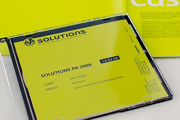 Public Relations für Solutions Branding & Design
